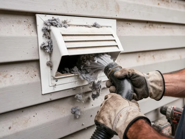 Professional dryer vent cleaning by Medway Dryer Vent Cleaning in Medway