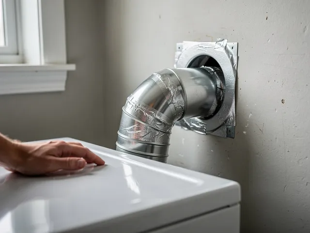 Medway Dryer Vent Cleaning expert performing professional dryer vent repair and installation in Medway