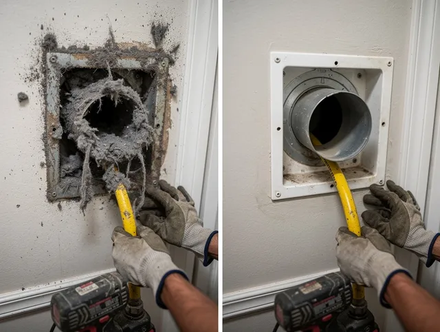 Expert gas dryer vent cleaning by Medway Dryer Vent Cleaning in Medway