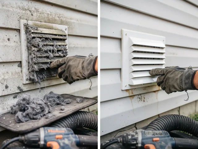 Residential dryer vent cleaning by Medway Dryer Vent Cleaning in Medway